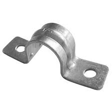 [ EMT  دبوس حديد2  فتحة1/2" ]  EMT CLIP 2 HOLE 1/2" 