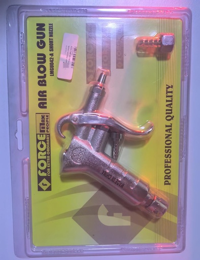 [  قوة هواءBLOW  مسدسSHORT NOZZLE ]  FORCE AIR BLOW GUN SHORT NOZZLE - LMGU042-A 