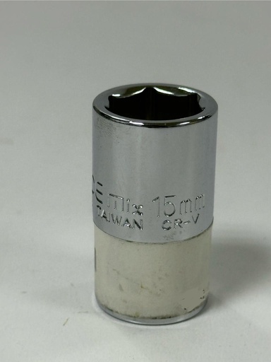 [قوة مقبس 15 ملميتر قصير -  تايوان CR-V]  FORCE SOCKET 15MM SHORT - TAIWAN 