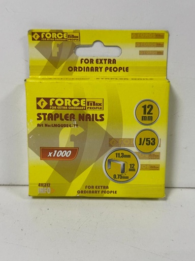 [قوةSTAPLER NAILS 8MM LMGU024-12]  FORCE STAPLER NAILS 12MM 