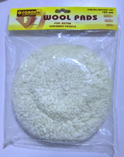 [ LMGC032-125 - قطن تلميع ]  FORCE WOOL PADS BUFFING & POLISHING 125MM - LMGC032-125 