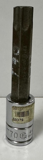[ 044470t / 6570 - حبة النكى طويل 70 مم ]  GENIUS T70 444+ SPLINE BIT SOCKET LONG - TAIWAN 