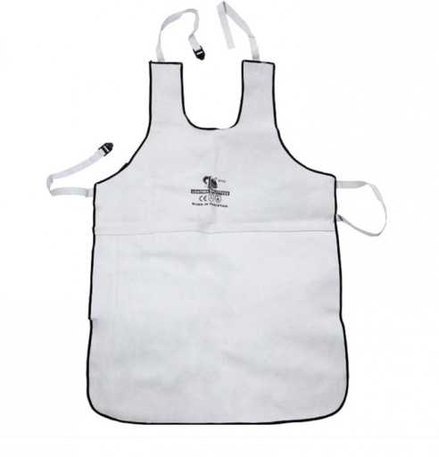 [ APRON للسلامة لحام براون ليهتر ]  GHAZWEENAPRON FOR WELDING SAFETY GRAY LEAHTER 2PCS -PAKISTAN 