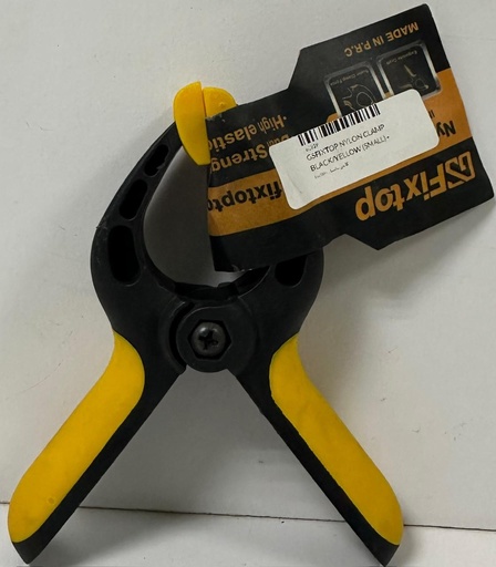 [ 16701 -  كابس بلاسيك ]  GSFIXTOP NYLON CLAMP BLACK/YELLOW (SMALL) - 16701 