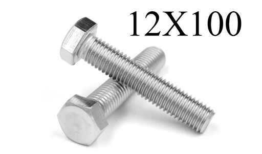 [  هيكس مزلاج جي اي- (12X100) ]  HEX BOLT GI - (12X100) 