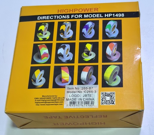  HIGHPOWER REFLECTIVE TAPE 2" (ALL COLOR) - 