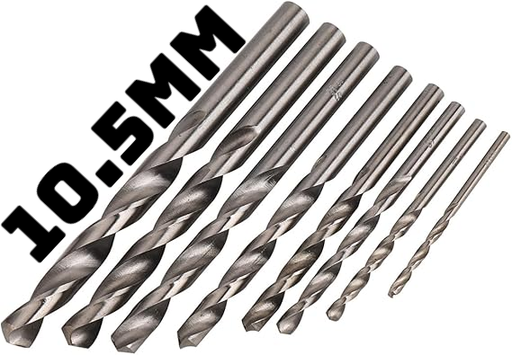 [ HSS JOBBER  مثقاب قطعة10.5MM -  هندي ]  HSS JOBBER DRILL BIT 10.5MM - INDIA 