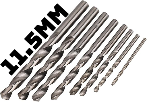 [ HSS JOBBER  مثقاب قطعة11.5MM  هندي ]  HSS JOBBER DRILL BIT 11.5MM INDIA 
