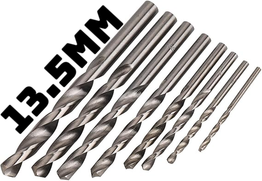 [ HSS JOBBER  مثقاب قطعة13.5MM  هندي ]  HSS JOBBER DRILL BIT 13.5MM INDIA 
