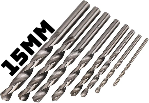 [ HSS JOBBER  مثقاب قطعة15MM  هندي ]  HSS JOBBER DRILL BIT 15MM INDIA 