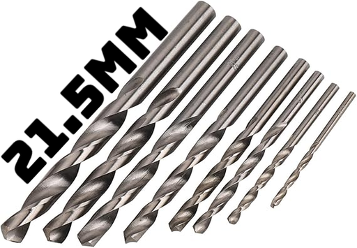 [  مثقاب قطعةHSS  12 ملم-  جيتكس ]  HSS JOBBER DRILL BIT 21.5MM -INDIA 