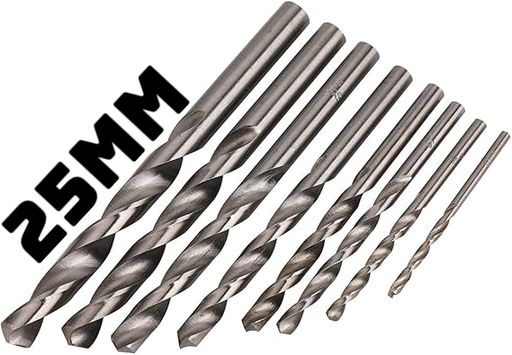 [ HSS JOBBER  مثقاب قطعة25MM  هندي ]  HSS JOBBER DRILL BIT 25MM INDIA 