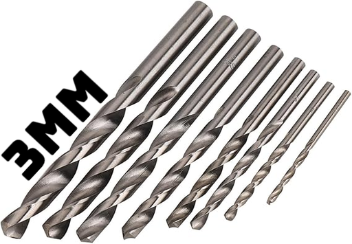 [ HSS JOBBER  مثقاب قطعة3MM -  هندي ]  HSS JOBBER DRILL BIT 3MM - INDIA 