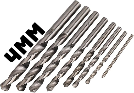 [ HSS JOBBER  مثقاب قطعة4MM -  هندي ]  HSS JOBBER DRILL BIT 4MM - INDIA 