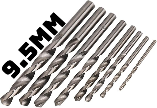 [ HSS JOBBER  مثقاب قطعة9.5MM -  هندي ]  HSS JOBBER DRILL BIT 9.5MM - INDIA 
