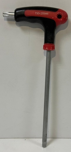 [مفتاح يدوي شكل تي 50 ملم CR-V T50]  JOKESET T HANDLE HEX KEY T50X200MM 