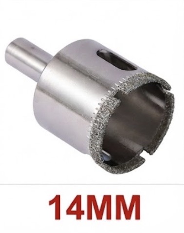[ 14MM ]  JUMLEE DIAMOND GLASS HOLE SAW 14MM 