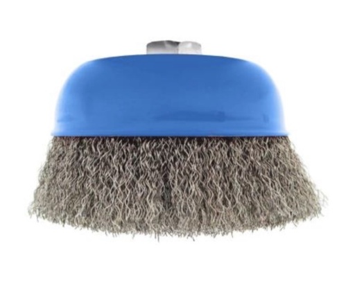 [ 2-1/2"XM10 - فرشاة كوب سلكية ]  KITOOLS CUP BRUSH COPPER/STEEL 2-1/2"XM10 -CHINA 