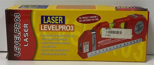 [ LEVELPRO3 LASER 250CM - ميزان ليزر 250 سم صيني ]  LEVELPRO3 LASER - 250CM CHINA 