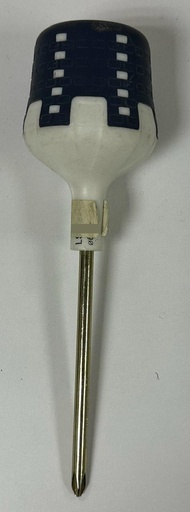 [ LS-49445 - مفق مربع ]  LISOWER SCREW DRIVER 6X100MM (+) WHITE/BLUE - LS-49445 