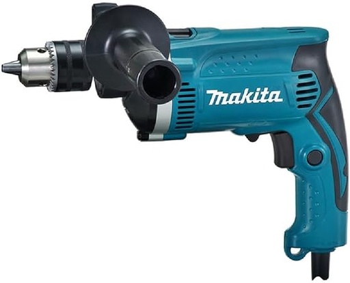 [ HP1630K - دريل بطارية 18 ولت ]  MAKITA HAMMER DRILL WITH PLASTIC KEY BOX 16MM (5/8")HP1630K 