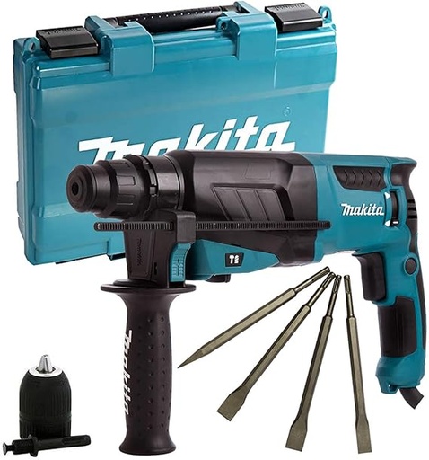 [ HR2630 - مثقاب مطرقي مختلط26MM (1") ]  MAKITA HILTI COMBINATION HAMMER DRILL 26MM(1")-HR2630 