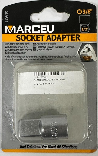 [50921] MARCEU SOCKET ADAPTER 1/2"-3/8"  -CHINA