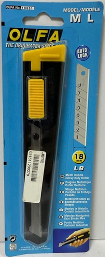 [M-1 - مشرت OLFA NO.10601]  OLFA CUTTER KNIFE 18MM M-1 - JAPAN 
