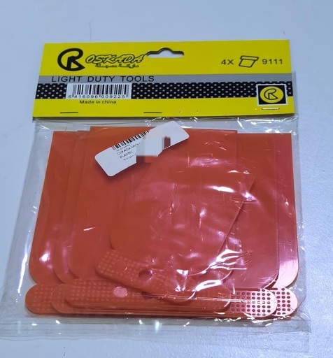 [ سكن معجون بلاستك ]  OSKADA 4PCS SIDE SCRAPER PLASTIC 