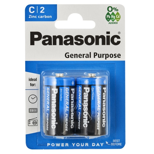 [ PANASONIC BATTERY-C ]  PANASONIC BATTERY-C  GENERAL PURPOSE 