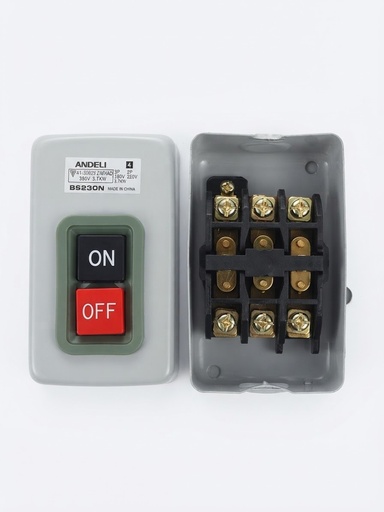 [ BS230B3 ]  POWER PUSHBUTTON SWITCH 3P 500v 3.7KW -BS230B3 