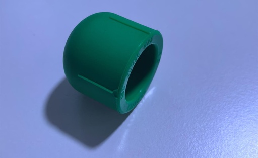 [  اخضرEND  سدادة3/4" 25MM -  الماني ]  PPR END CAP 3/4" 25MM 