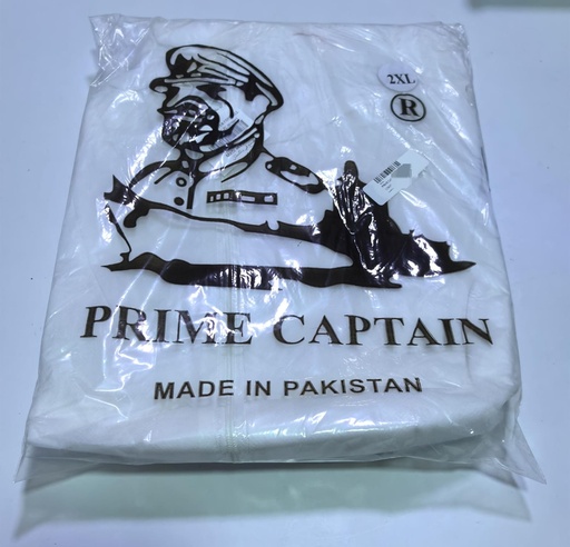  PRIME CAPTIN DISPOSABLE COVERALL WHITE FOR PAINT 