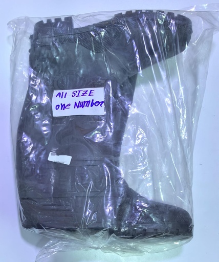 [  مطرSHOES 621-42 ]  RAIN SHOES BLACK #42 - KSA (RUNNER) 