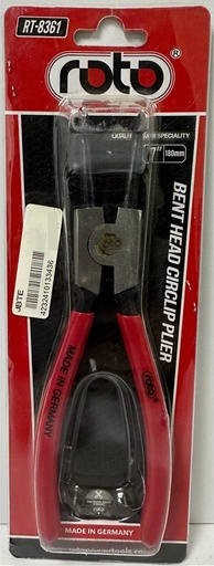 [ RT-8361 ]  ROTO BEND HEAD CIRCLIP PLIER 7"/180MM -GERMANY 