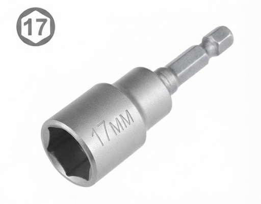[ RT-8591 مفك صواميل ]  ROTO NUT SETTER MAGNETIC 17MM - TAIWAN 