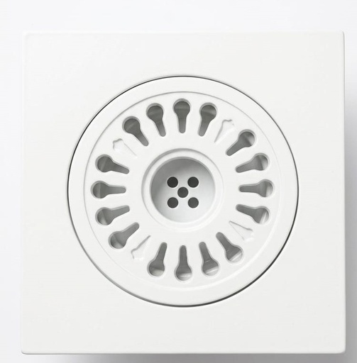[ SAFAYA 20X20 - CHANAL ] AQUALIVE SAFAYA PLASTIC WHITE 20X20