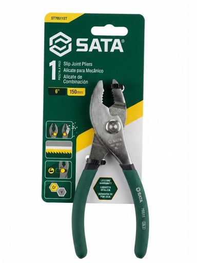 SATA SLIP JOINT PLIERS 6" 150MM -