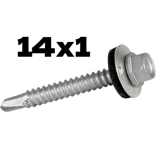 [ SINKO  برغي14X1" - (RUBBER &  حديدWASHER) ]  SINKO SCREW 14X1" - (RUBBER & STEEL WASHER) 