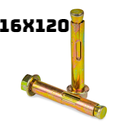 [ SLEEVE ANCHOR  مزلاج بندق&  مزلاج نوع16X120 ]  SLEEVE ANCHOR BOLT NUT & BOLT TYPE 16X120 