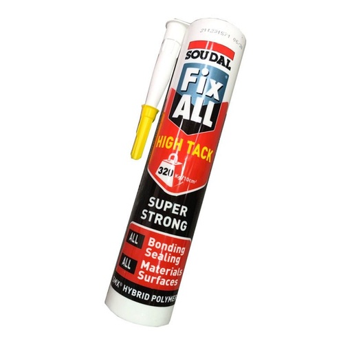 [  ]  SOUDAL FIX ALL HIGH TACK WHITE 290ML - EU 