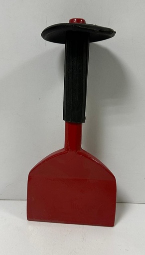 [ ازميل ]  ST CONCRETE CHISEL FLAT RED 4"X8" BLACK RUBBER GRIP -INDIA 