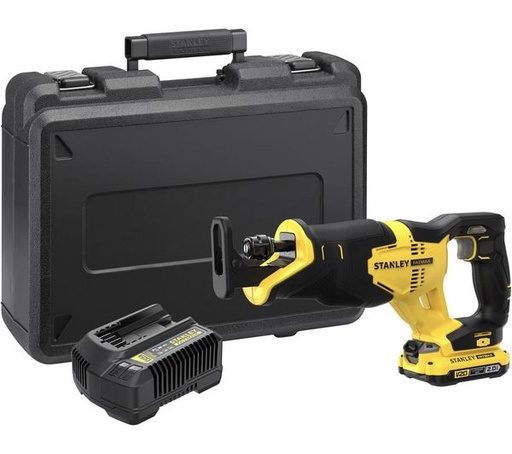 [ منشار كهربائي 18 فولت ]  STANLEY FATMAX V20 Reciprocating Saw with 1 x 2.0Ah 