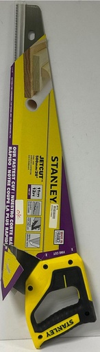 [ 2-15-599 منشار يدوي ]  STANLEY HAND SAW JETCUT 550MM 20" (FRANCE) - 2-15-599 