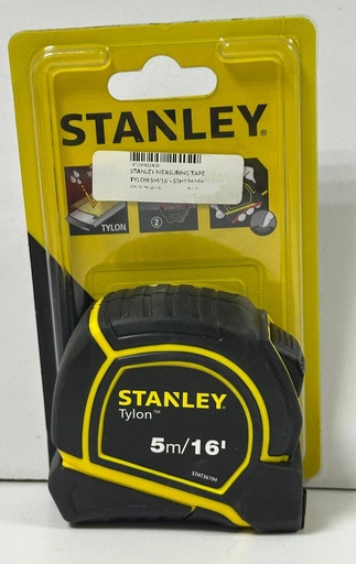 [ STHT36194 - شرتط 5 متر ]  STANLEY MEASURING TAPE TYLON 5M/16' - STHT36194 
