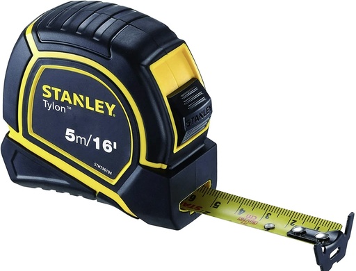 [ STHT36194 - شرتط 5 متر ]  STANLEY MEASURING TAPE TYLON 5M/16' - STHT36194 