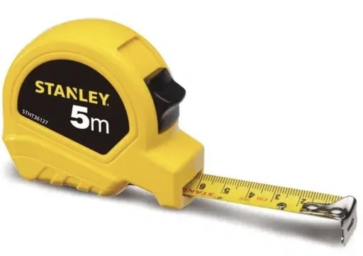 [ STHT36127-812 - شرتط 5 متر ]  STANLEY MEASURING TAPE TYLON 5M/16X19MM' - STHT36127-812 