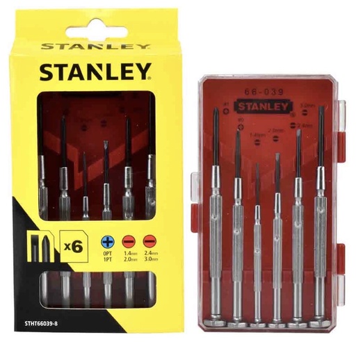  STANLEY SCREW DRIVER 6PCS SET - STHT66039-8 