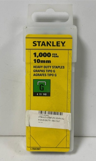 [ TRA706T ]  STANLEY STAPLES 10MM (G) HEAVY DUTY - TRA706T 