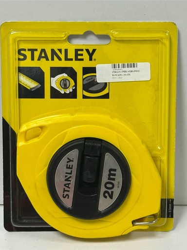 [ 34-105 - شريط تيب ]  STANLEY STEEL MEASURING TAPE 20M - 34-105 